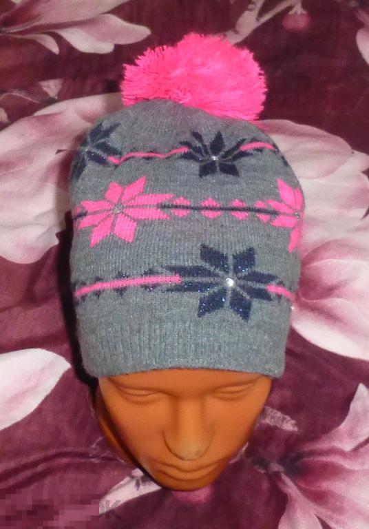 ВЕСНА! вязанная шапочка Perfect на 6-7 лет (1627) 