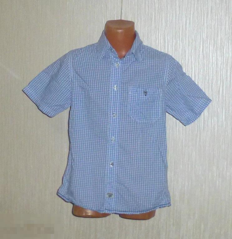 ЛЕТО! рубашка с коротким рукавом на рост 116 (0605) 