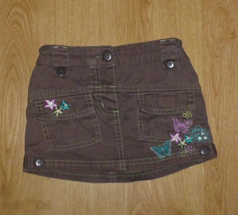 ЛЕТО! фирменная юбочка Adams  на рост 92 на 2 года (0830) 