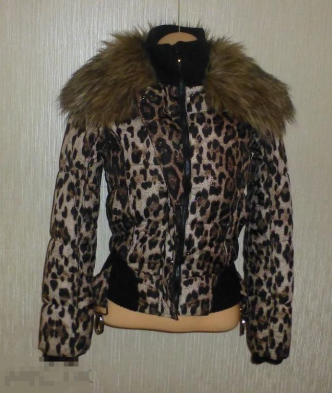 ЗИМА! теплая модная куртка р. XS (0996) 