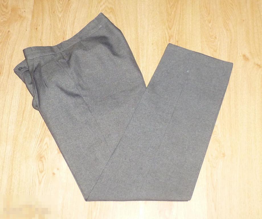 ВЕСНА! коричневые классические брюки замеры внутри (0994) 