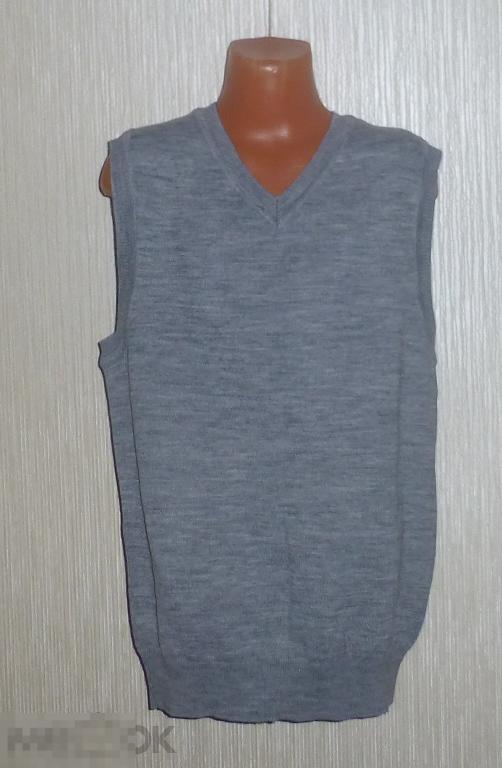 ШКОЛА! вязанная жилетка для школы на рост 164 (1234) 