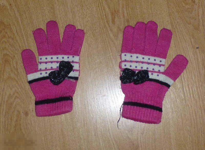 ОСЕНЬ-ЗИМА! красивые перчатки на 7-8 лет (1208) 