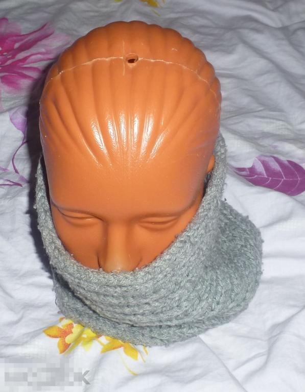 ЗИМА! теплый вязанный снуд (0460) 