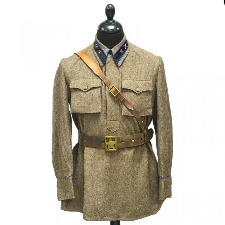 Коверкотовая гимнастерка младшего воентехника ВОСО образца 1936 года (85433)