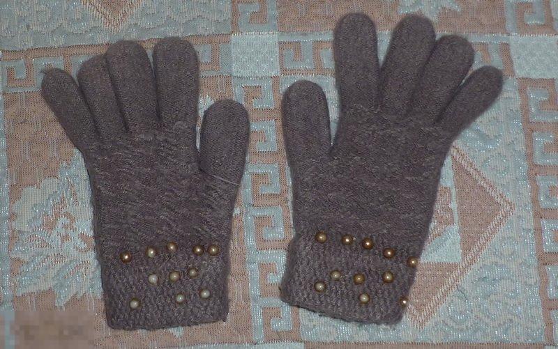 ЗИМА! теплые перчатки на 7-8 лет (0617) 