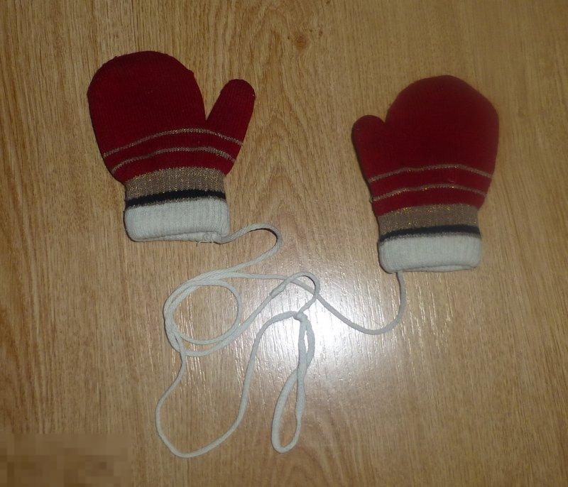 ЗИМА! теплые варежки на 1-2 года (0661) 