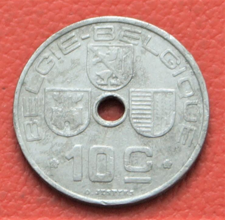 Бельгия 10 сантимов 1943 - цинк