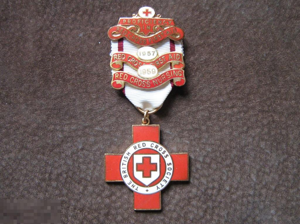 Медаль Знак Красный Крест. Англия. Великобритания. 