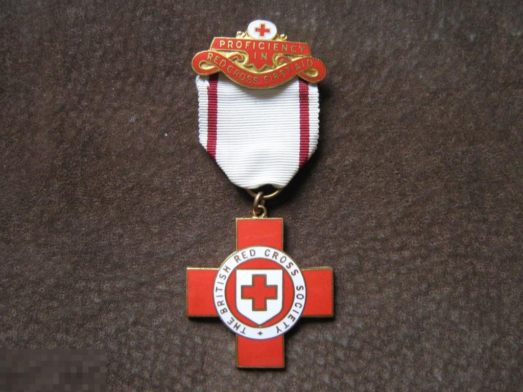 Медаль Знак Красный Крест. Англия. Великобритания. 
