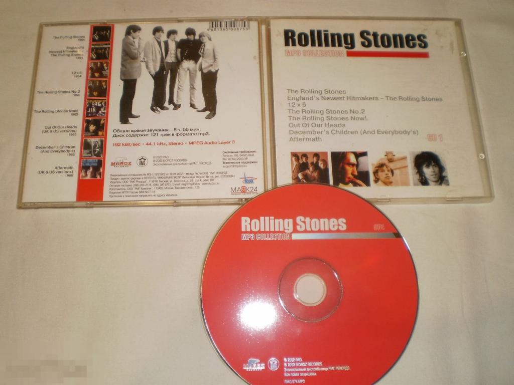 The Rolling Stones ‎– MP3 Collection CD1 - CD - RU 