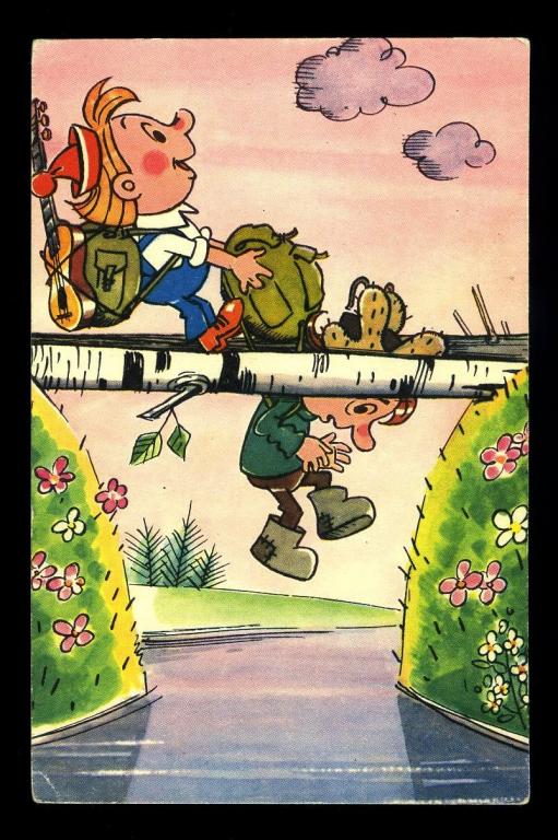 Ох и Ах идут в поход - мультфильм - 1982 год  (Л-11)