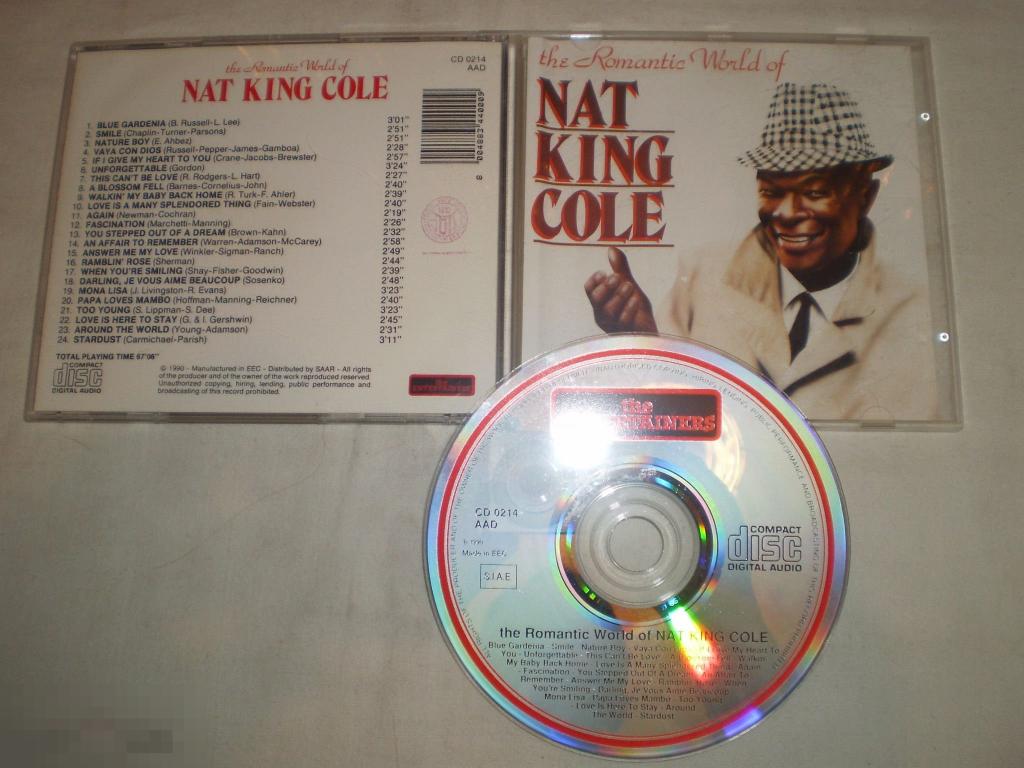Nat King Cole ‎– The Romantic World Of Nat King Cole - CD - Europe 