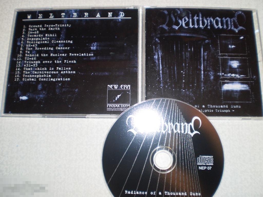 Weltbrand ‎– Radiance Of A Thousand Suns - The Apocalyptic Triumph - CD - Netherlands 