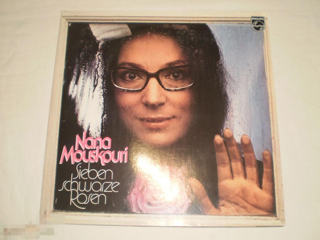Nana Mouskouri ‎– Sieben Schwarze Rosen - LP - Germany