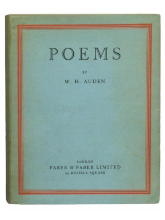 Poems by Wystan Hugh Auden