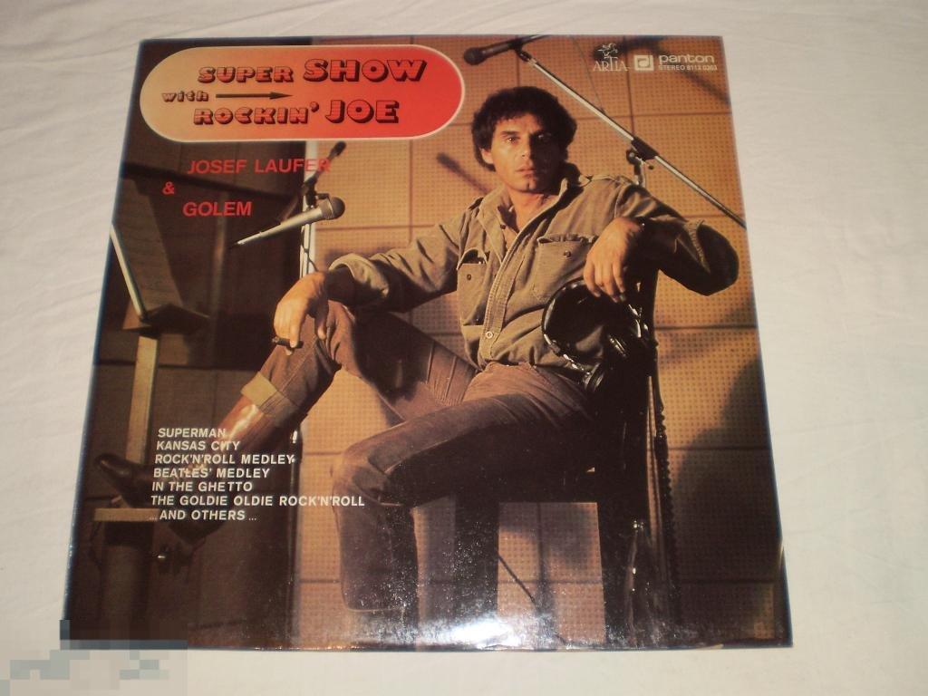Josef Laufer & Golem ‎– Super Show With Rockin' Joe - LP - Czechoslovakia