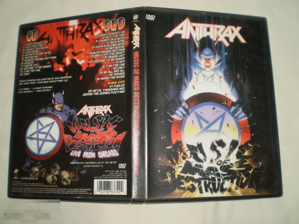 Anthrax ‎– Music Of Mass Destruction - DVD 