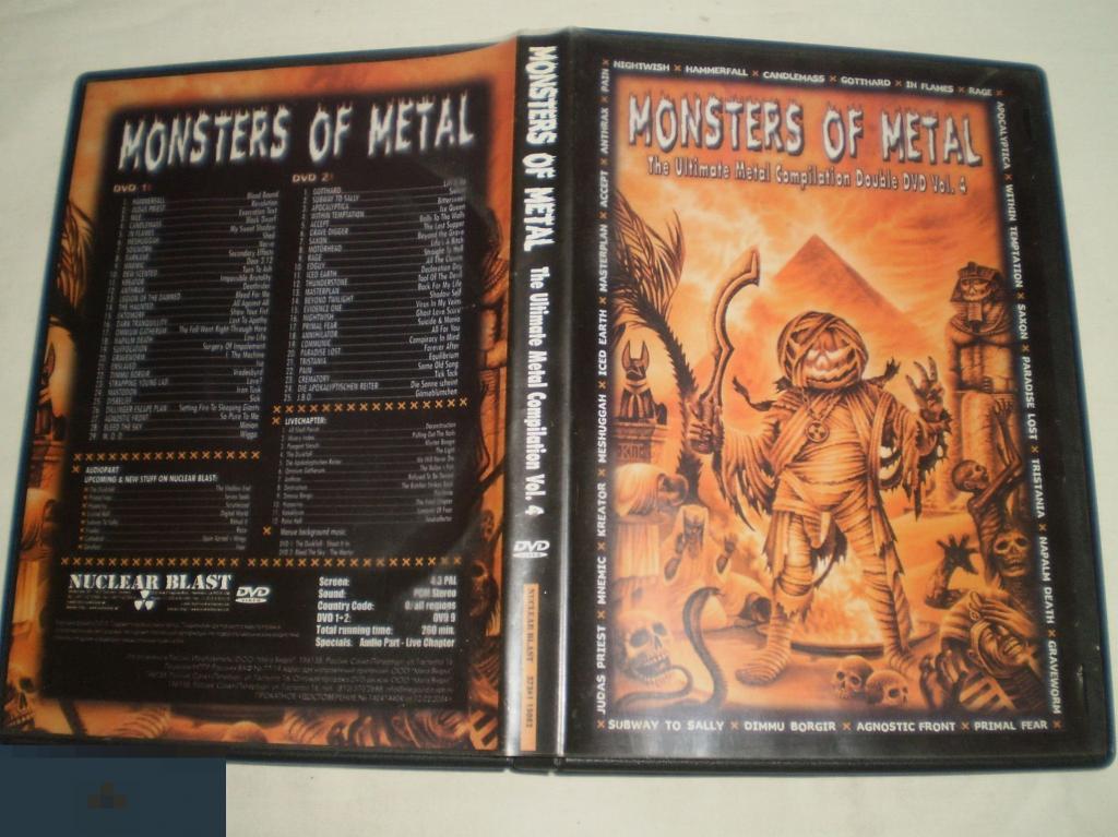 Monsters Of Metal (The Ultimate Metal Compilation Vol. 4) - DVD - RU 
