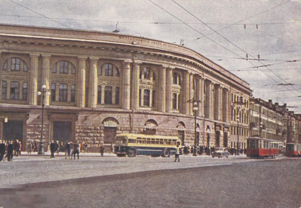 1956 год. Ленинградский метрополитен. Технологический институт 