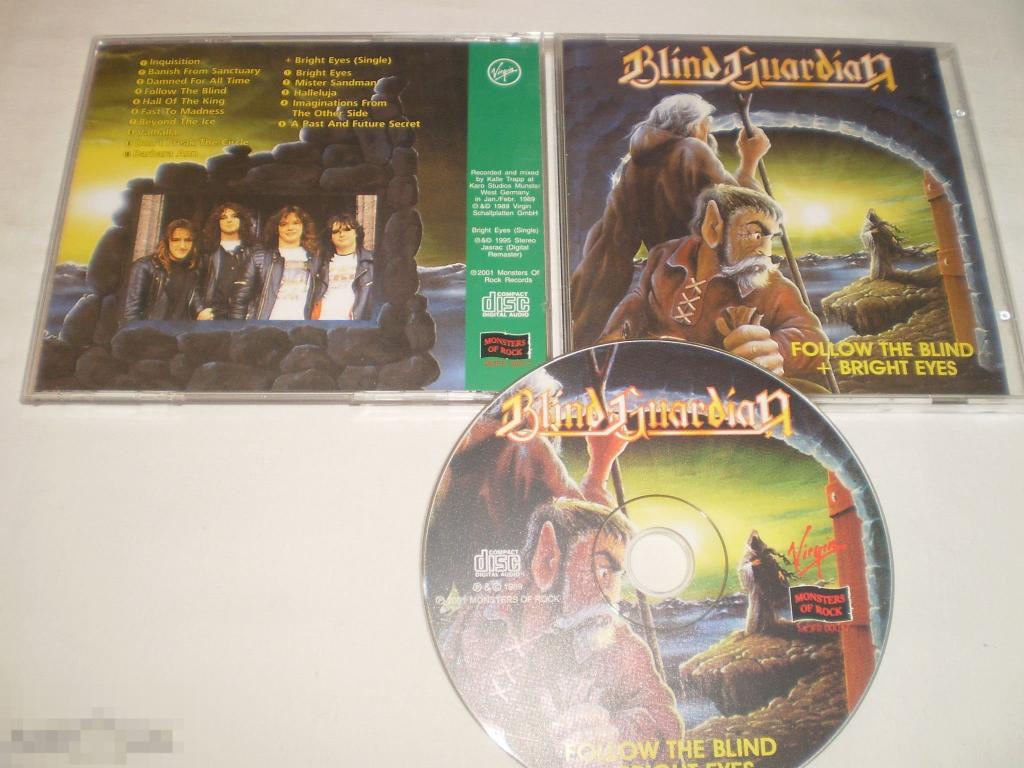 Blind Guardian ‎– Follow The Blind + Bright Eyes - CD - RU 
