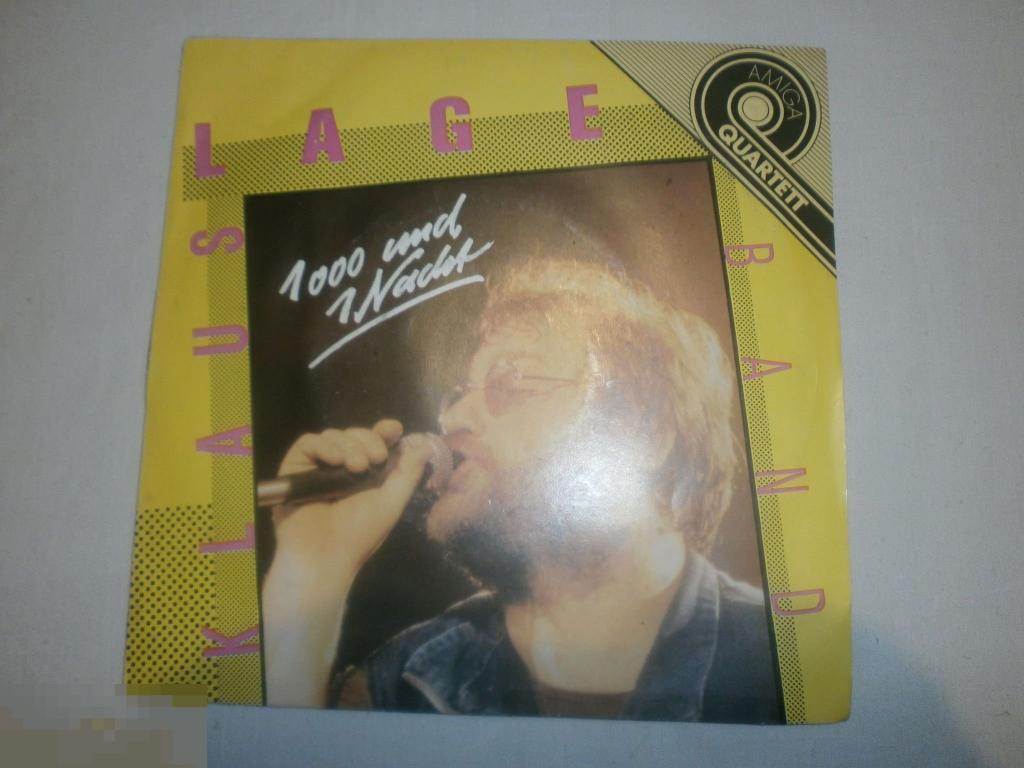 Klaus Lage Band ‎– 1000 Und 1 Nacht - 7" - Миньон - GDR 
