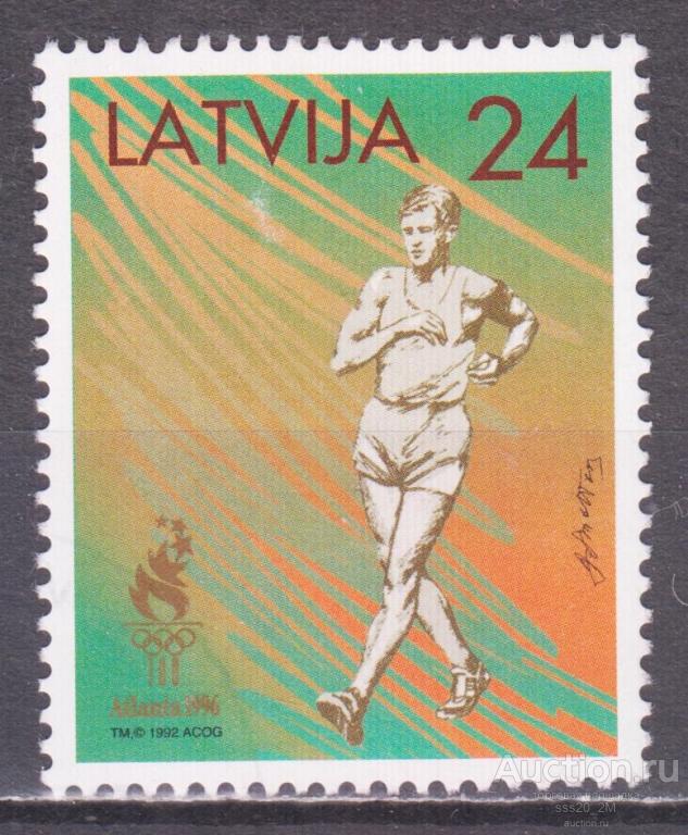 Латвия 1996 олимпиада Атланта'96 Mi429 MLH