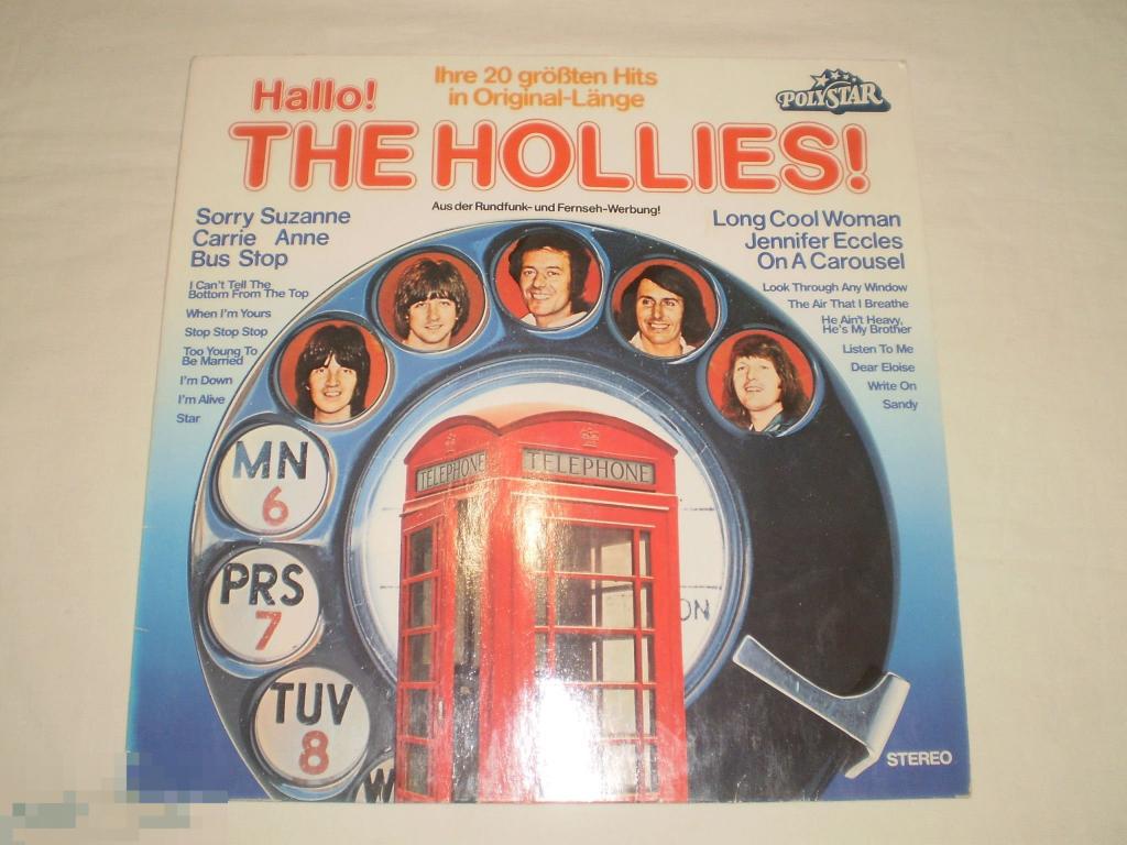 The Hollies ‎– Hallo! The Hollies! - LP - Germany Club Edition