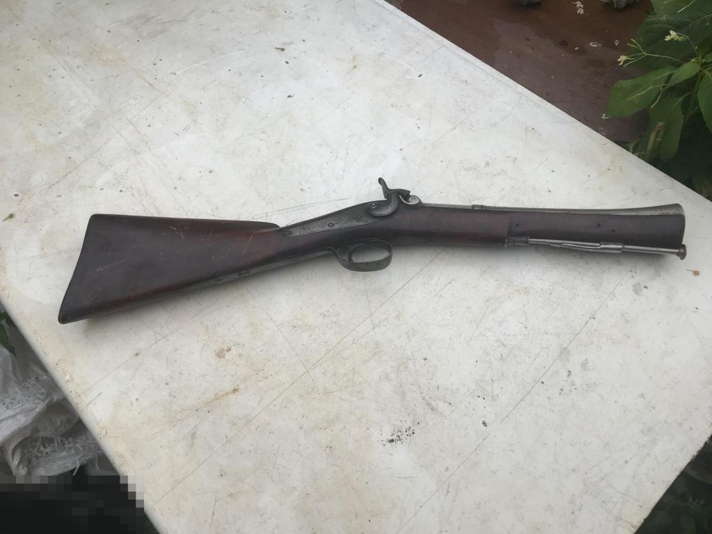 Капсюльное ружье  Тромблон  19 век 