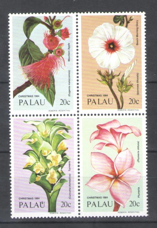 Палау 1984г. Цветы. MNH.