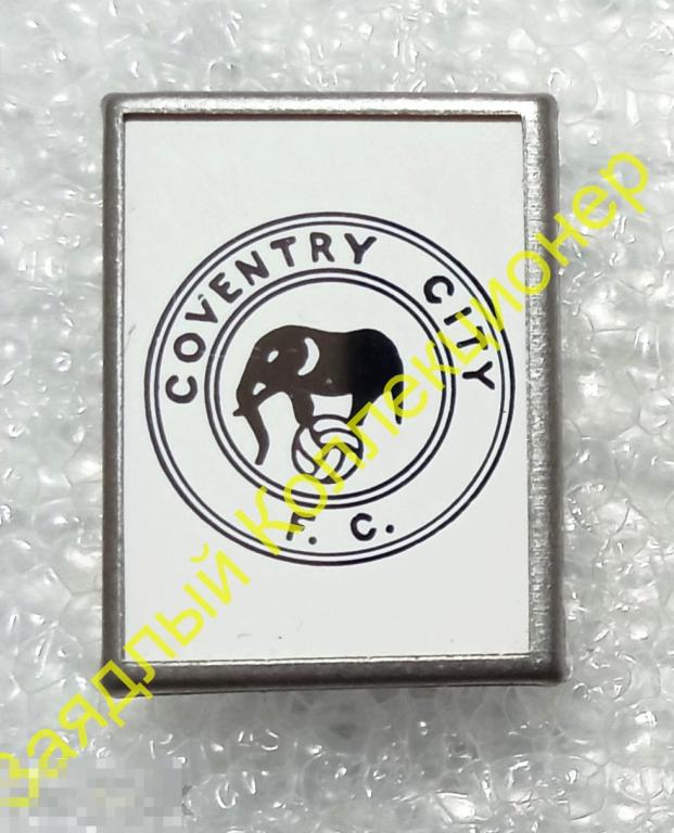 F.C. Coventry City. ФК "Ковентри Сити" Ковентри. Англия. Футбольный клуб. Слон (стекло) 