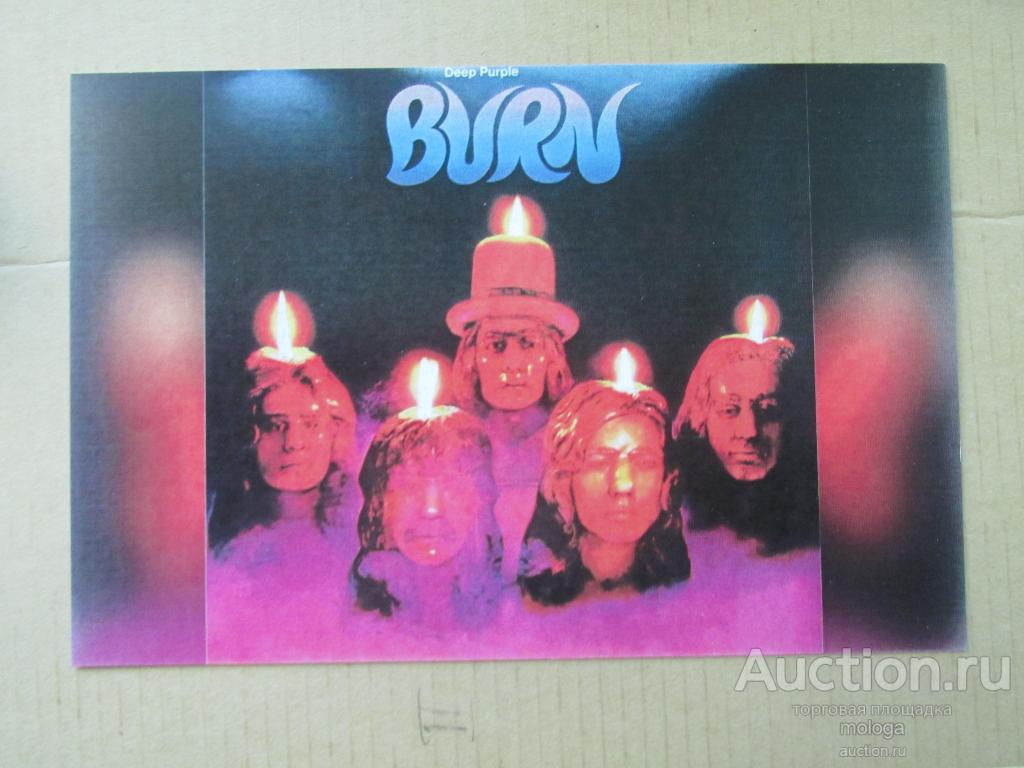открытка   рок-группа классика рок-музыки DEEP PURPLE