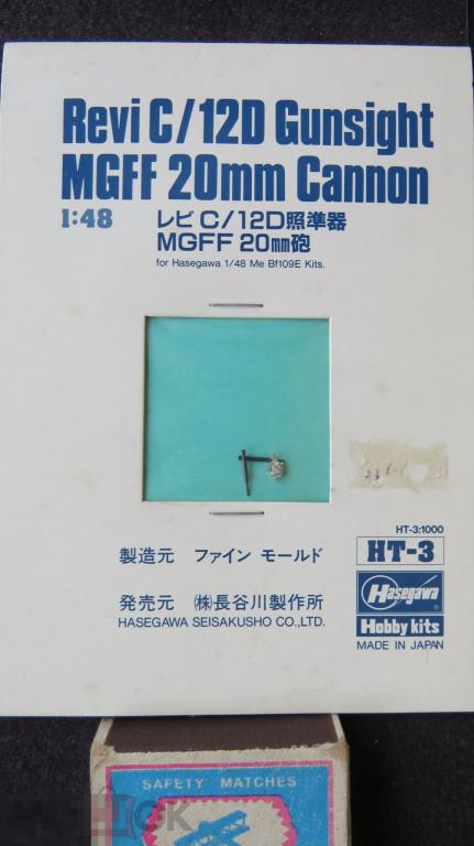 Стволы Revi C /12D Gunsight MGFF 20 mm Cannon Hasegawa 1/48 Запечатан 