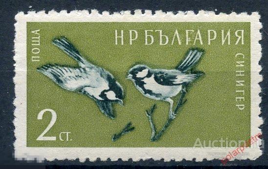 DG16 Болгария 1959 1116 Птицы. Фауна. Parus major 