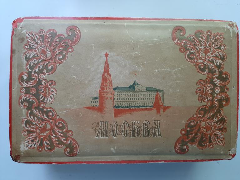 КОРОБКА ПЕЧЕНЬЕ МОСКВА СССР