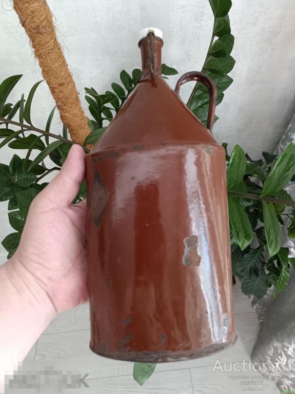 Фляжка металлическая. Эмаль. Для воды. Кофе. Рейх 