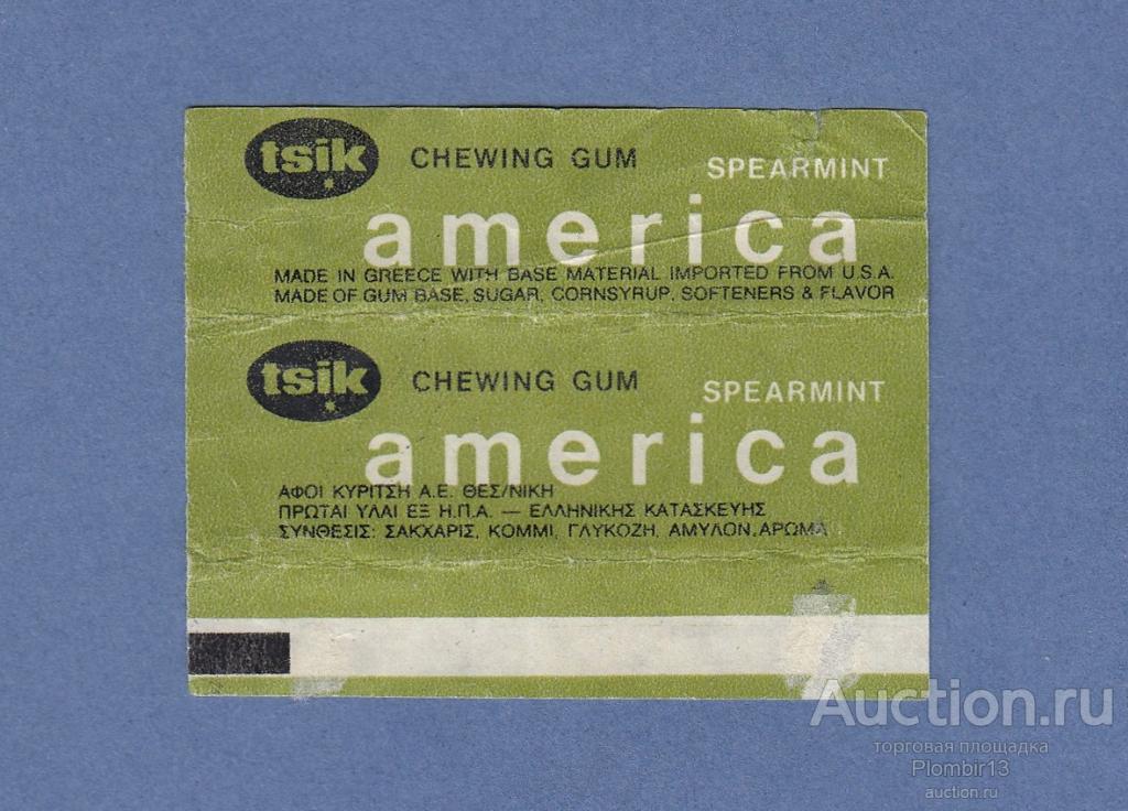 Обертка Греция Tsik America Spearmint
