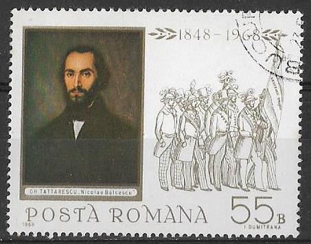 Румыния 1968 г.  Николае Балческу, гаш.