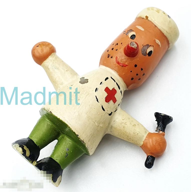 Доктор Айболит фигурка полистирол колкий пластик СССР 1950 годы 