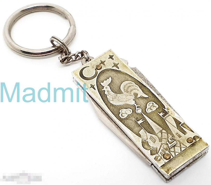 Брелок Нож СССР ЗОЛОТОЙ ПЕТУХ Павловский Сувенир 1990-е 