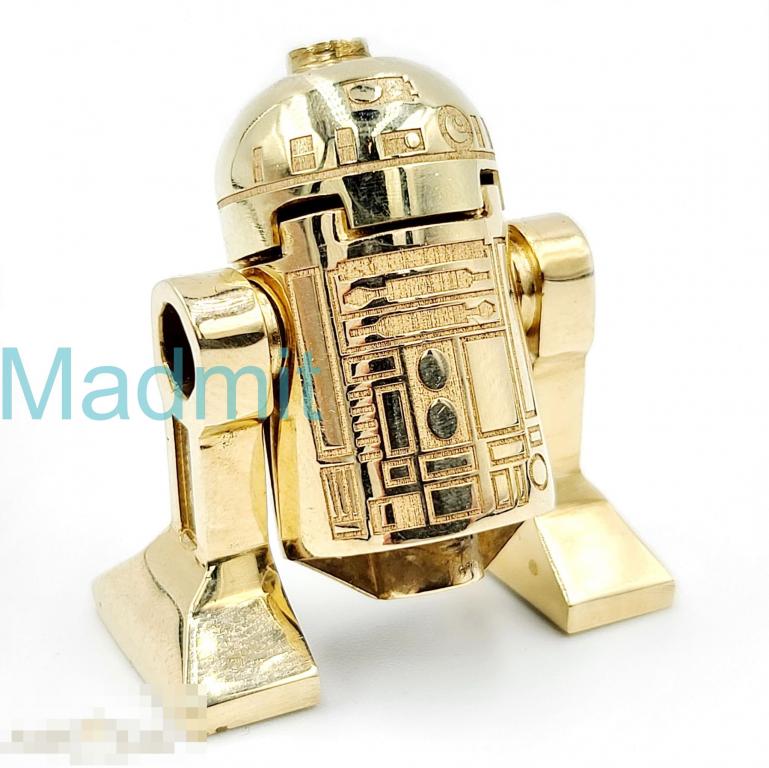 Lego Star Wars R2-D2 Бронзовая кастомная минифигурка CUSTOM MINIFIGURE 