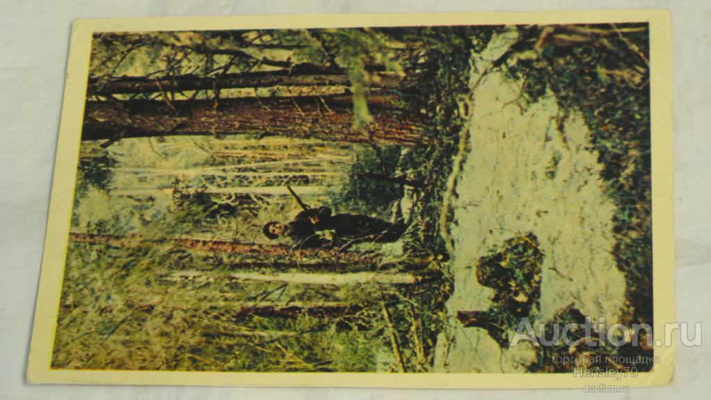 ДГ / " Правда" 1958 г. К глухарю, под песню. Фото Гиппенрейтера.