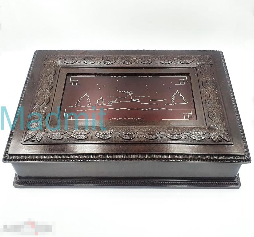 Бакелитовая шкатулка СТАЛИНСКИЙ АМПИР СССР 1950-е гг. 