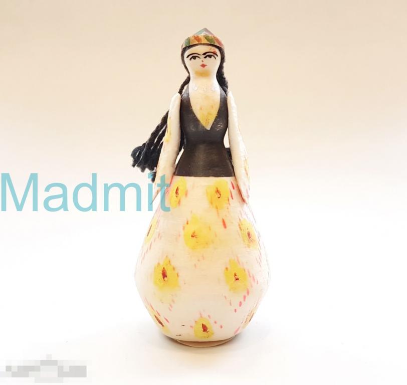 Кукла Фигурка СССР Узбечка из серии кукол в национальных костюмах республик Советского Союза 