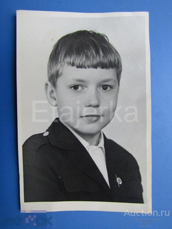 Октябренок. Школьник. Мальчик. Форма. Портрет  .Фото СССР (ОЛ) 