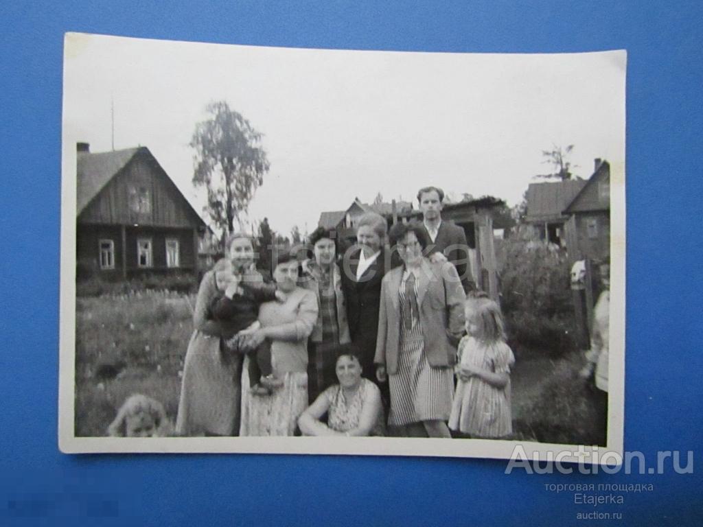 Семья. Дети. Деревня. 1962  . Фото СССР (пак1) 