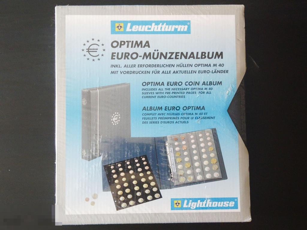 Альбом для евро монет "Leuchtturm Optima" 