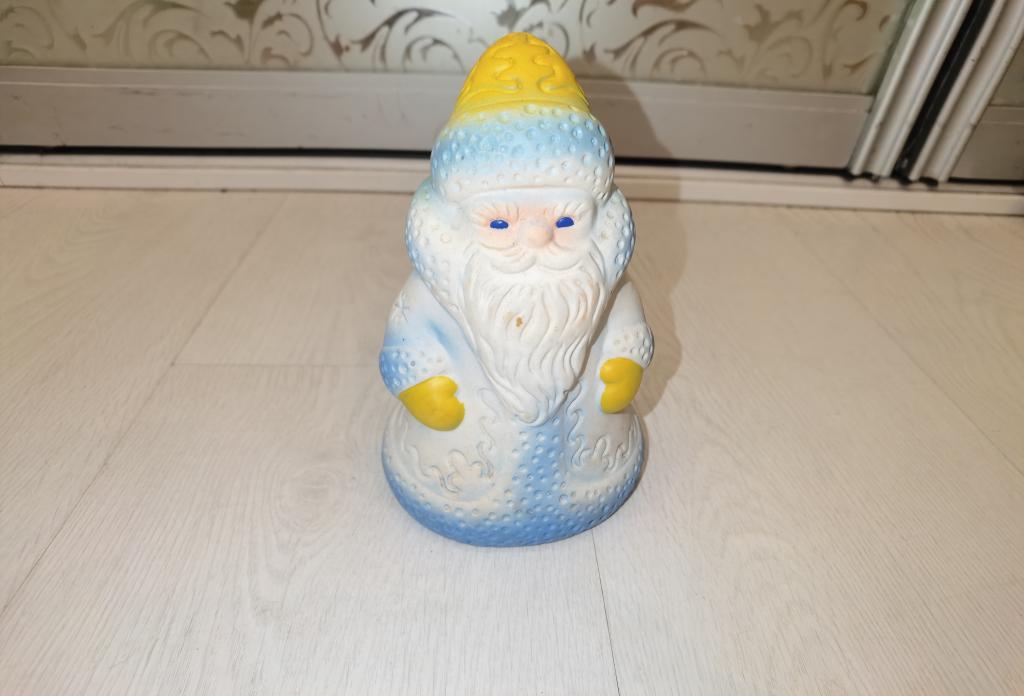 Дед мороз СССР Резиновый 16 см