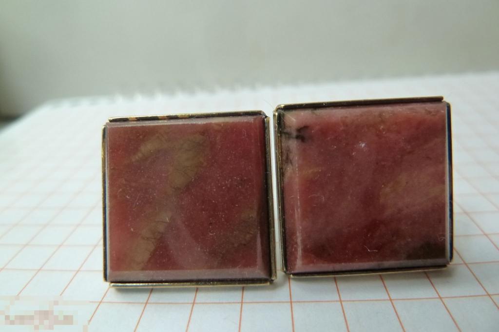 Запонки серебро 875 СССР 