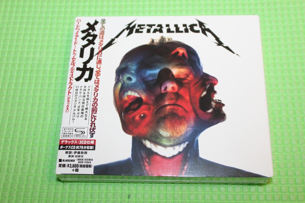 Metallica / Hardwired … To Self-Destruct 16 / Japan SHM  3CD Transp.Slipcase